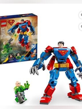 Lego #76302 Superman Mech vs. Lex Luthor Building Toy Set - RETIRED!